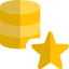 Star rated local storage backup network device icon