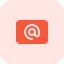 Email address contact card icon