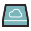 Cloud Speicherplatz icon