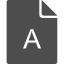 A File icon