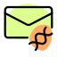 Sending a mail coded DNA sequence digital fire icon