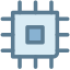 Computer chip icon