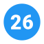 26 cerchi icon