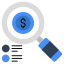 Search Dollar icon