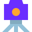 Camera on Tripod icon