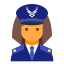 Air Force Commander Female Skin Type 3 icon