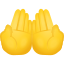 emoji con i palmi rivolti verso l'alto icon