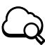 Suche in der Cloud icon