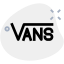 Vans an american manufacturer of skateboarding shoes icon