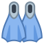 Schwimmflossen icon