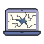 Computadora rota icon