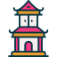 chinese temple icon