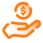 Coin in Hand icon