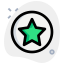 Star in a circle logotype isolated on a white background icon