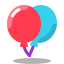 파티 baloons에 icon