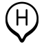 Marker H icon