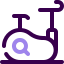 Stationery bicycle icon