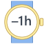 マイナス1時間 icon