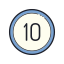 10 cercles icon