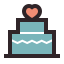 Gâteau de mariage icon