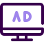 TV ad icon