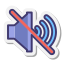 Sin audio icon