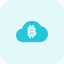 Cloud bitcoin server for mining and other static operation icon
