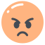 Symbol für wütendes Gesicht icon