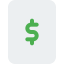 Money expenses management financial report file folder icon