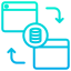 Datos en ambas direcciones icon