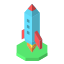 Rocket lancée icon