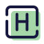 Hospital Sign icon