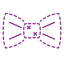 Filled Bow Tie icon