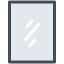 espejo-rectangular icon
