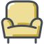 fauteuil club icon