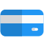 Credit card payment for laundry service layout icon