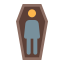 homme mort dans un cercueil icon