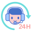 24 Hours Support icon