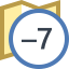 Zeitzone -7 icon