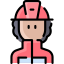 Firewoman icon