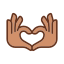Hands Heart Gesture icon
