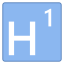 Hydrogen icon
