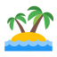 isla en el agua icon