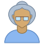 pessoa-velha-mulher-pele-tipo-5 icon