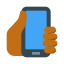 mano con smartphone-tipo-pelle-5 icon