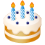 Geburtstagskuchen-Emoji icon