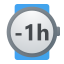 减1小时 icon