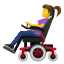 Woman In Motorized Wheelchair icon