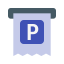 biglietto del parcheggio icon