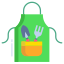 Gardening Apron With Tools icon